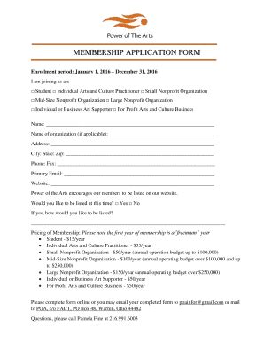 nonprofit membership form template|Membership Application Template .